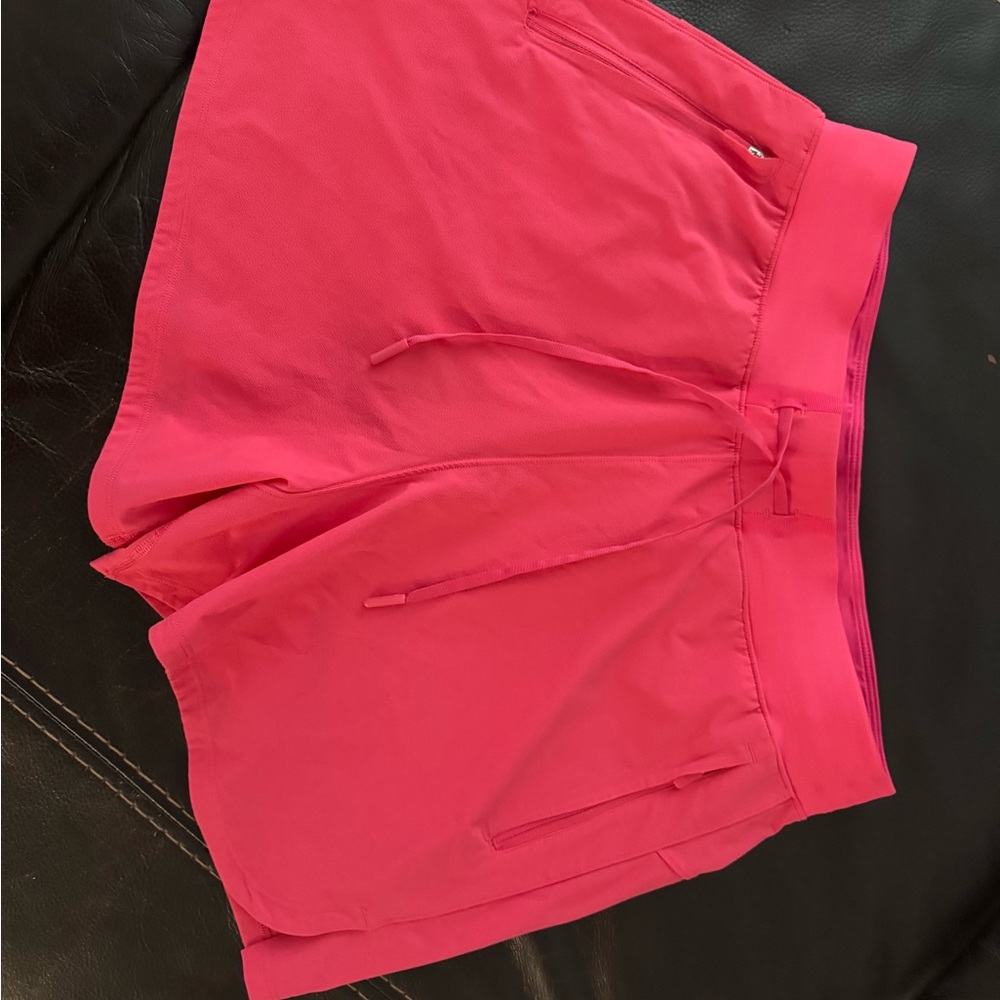 Women's Pink Drawstring Shorts